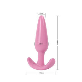 Водоустойчивый анальный секс забавляется розовое/пурпур TPE силикона Massager простаты материальное