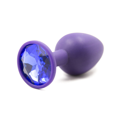 Портативным Jeweled силиконом гея штепсельной вилки батта игрушки штепсельной вилки целомудрия игрушки анального взрослого анального взрослые для людей