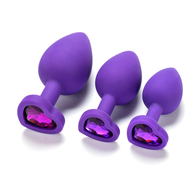 Портативным Jeweled силиконом гея штепсельной вилки батта игрушки штепсельной вилки целомудрия игрушки анального взрослого анального взрослые для людей