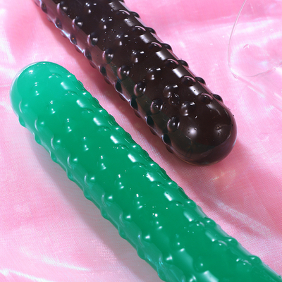 Игрушки секса Massager клитора влагалища штепсельной вилки горячих фаллоимитаторов овоща плода продажи кристаллических анальные для женской мастурбации