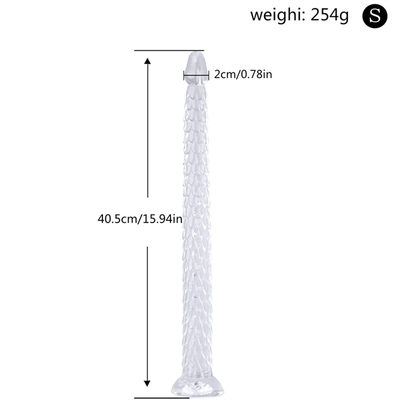 Супер длинная змея анальный задница с всасывающей чашей, анальный тренер секс-игрушки