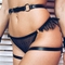 Сексуальная панк кожаная подвязка регулируемый пояс пояса секс тело ноги шнурка женский БДСМ