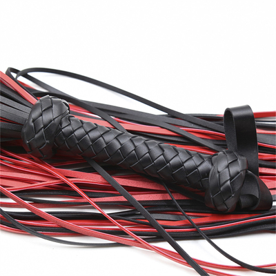 Оптовая продажа на заказ Flogger Whip BDSM Бить камшик Секс рабство кожи