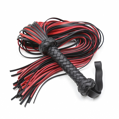 Оптовая продажа на заказ Flogger Whip BDSM Бить камшик Секс рабство кожи