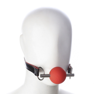 Взрослый SM Bondage Gear ротовой мяч Gag с PU кожаный ремень Фетиш пара сдерживания игрушек