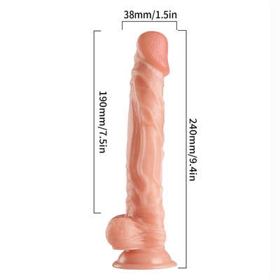 Мощный вибрирующий и вращающийся секс продукт Pene Di Gomma